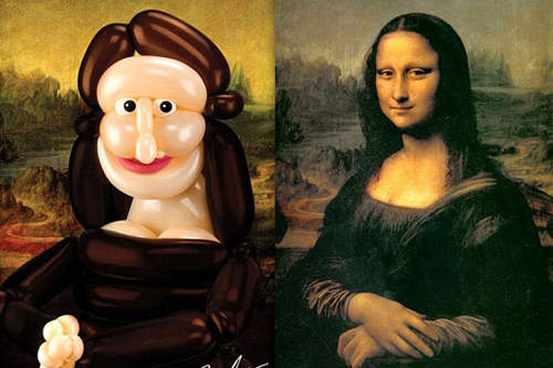 用汽球重現名畫~那漏氣了怎麼辦?! 用汽球重現名畫~那漏氣了怎麼辦?!