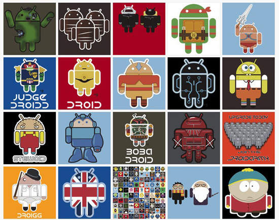 Android小綠人 變身~~~ Android小綠人 變身~~~