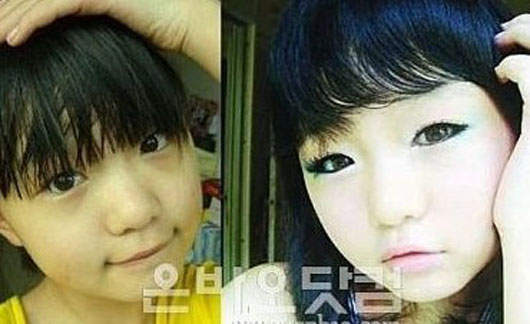 韓國的小女生也喜歡濃妝豔抹!? 韓國的小女生也喜歡濃妝豔抹!?