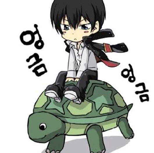 喵咪喜歡烏龜車 司機慢慢開就好~不趕時間！