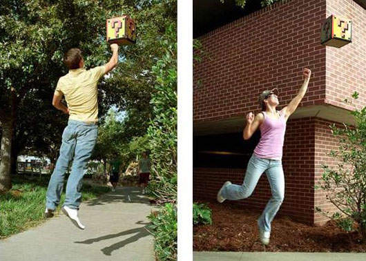 瑪莉歐問號磚塊出現在現實生活!? 瑪莉歐問號磚塊出現在現實生活!?