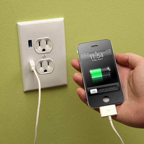 USB牆上插頭 手機不用轉接 直接充電