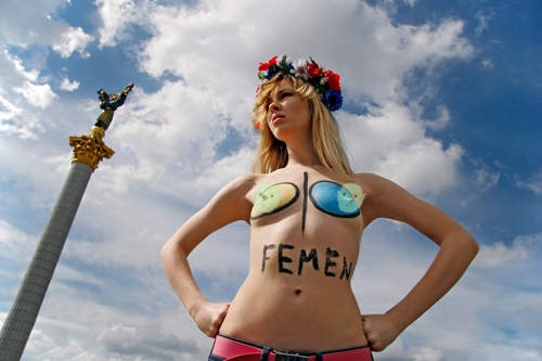 露乳抗爭 烏克蘭婦運團體FEMEN