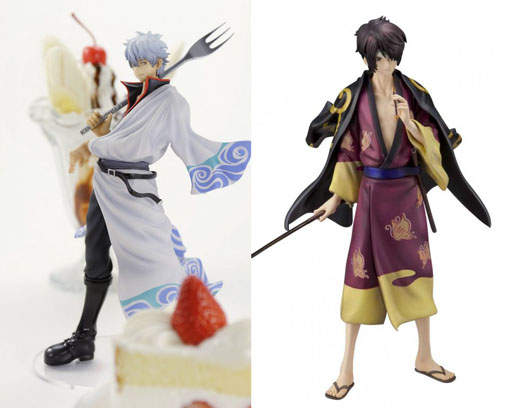 《銀魂》坂田銀時、高杉晉助公仔 《銀魂》坂田銀時、高杉晉助公仔