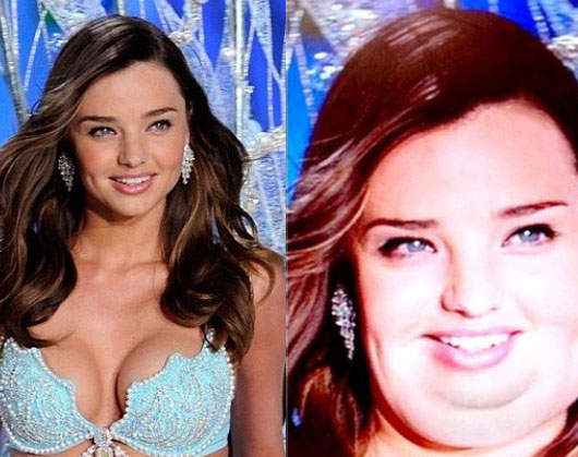 《維多利亞的秘密》名模們如果變胖的話?! 《維多利亞的秘密》名模們如果變胖的話?!