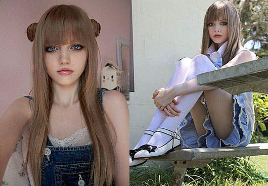 西洋爆紅網路美女《娃娃女》Dakota♥ 西洋爆紅網路美女《娃娃女》Dakota♥