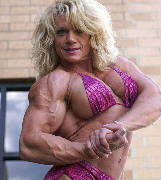 擁有超大肌肉的巨女們！！！