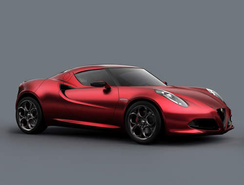 愛快羅密歐 Alfa Romeo 4C Concept 輕量化義式風格小跑車 愛快羅密歐 Alfa Romeo 4C Concept 輕量化義式風格小跑車