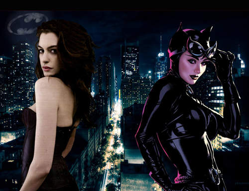 《黑暗騎士:黎明昇起》安海瑟威飾演貓女 令人期待的黑色緊身衣 《黑暗騎士:黎明昇起》安海瑟威飾演貓女 令人期待的黑色緊身衣