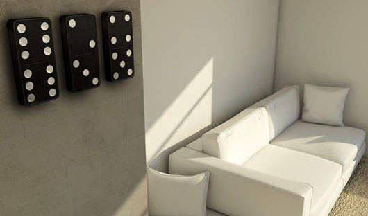 天九牌時鐘~好想把它放到桌上玩