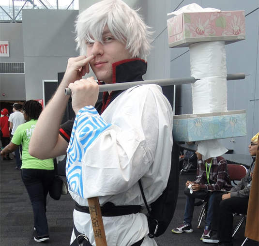 對「銀魂」《坂田銀時》超有愛的美國阿弟仔! 對「銀魂」《坂田銀時》超有愛的美國阿弟仔!