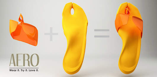 可混合搭配的性感拖鞋AERO