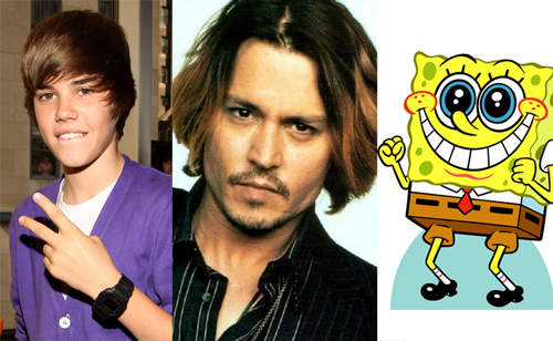 美國兒童獎頒給~海綿寶寶、強尼戴普、還有小賈斯汀...當然 美國兒童獎頒給~海綿寶寶、強尼戴普、還有小賈斯汀...當然