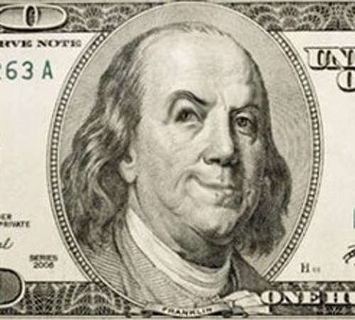 顯微鏡下的美金 顯微鏡下的美金