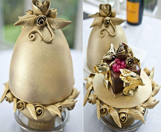 世界最貴布丁 嵌金又鑲鑽 世界最貴布丁 嵌金又鑲鑽