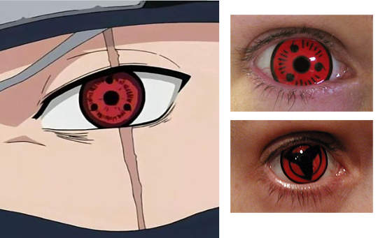 戴上隱形眼鏡 你也可以有《寫輪眼》