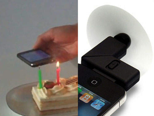 天氣好熱~iPhone幫你吹涼涼吹蠟燭 天氣好熱~iPhone幫你吹涼涼吹蠟燭