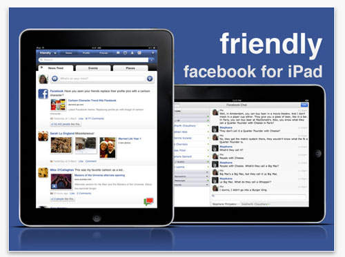 Facebook iPad app - iPad也要一起臉書了 Facebook iPad app - iPad也要一起臉書了