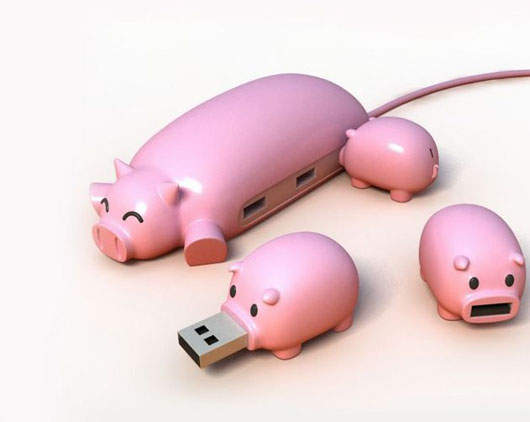 豬豬家庭USB  看了覺得好溫馨~ 豬豬家庭USB  看了覺得好溫馨~