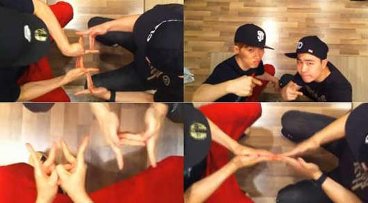 前人氣組合H.O.T中的張佑赫 公開手指舞步超屌~ 前人氣組合H.O.T中的張佑赫 公開手指舞步超屌~