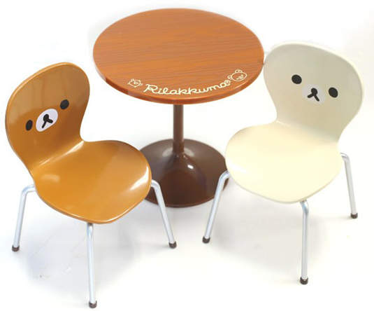 超~夢幻的《懶懶熊咖啡桌椅組》!我也想坐坐看! 超~夢幻的《懶懶熊咖啡桌椅組》!我也想坐坐看!