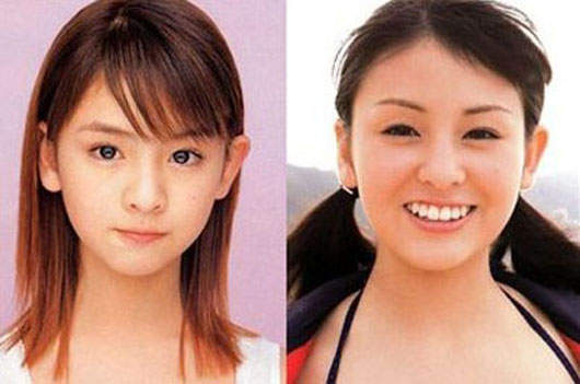 日本女星童年&長大對比照 日本女星童年&長大對比照