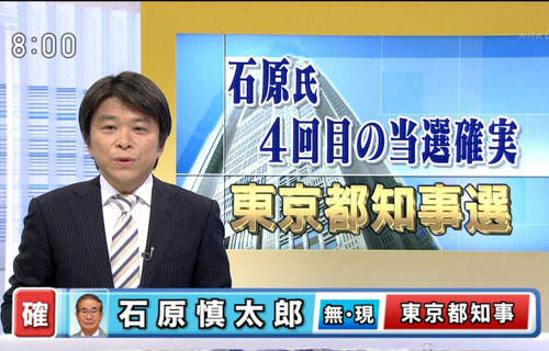 石原慎太郎 第4度當選東京都知事(漫畫家搬家中) 石原慎太郎 第4度當選東京都知事(漫畫家搬家中)