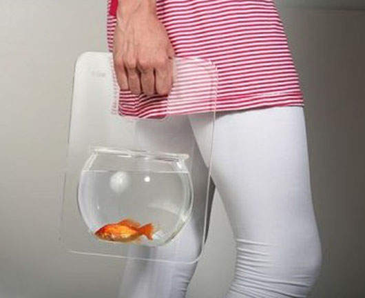 《手提魚缸》現在不只可溜寵物還可以溜魚喔~ 《手提魚缸》現在不只可溜寵物還可以溜魚喔~