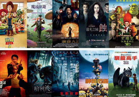 2010電影票房前10名揭曉! 2010電影票房前10名揭曉!