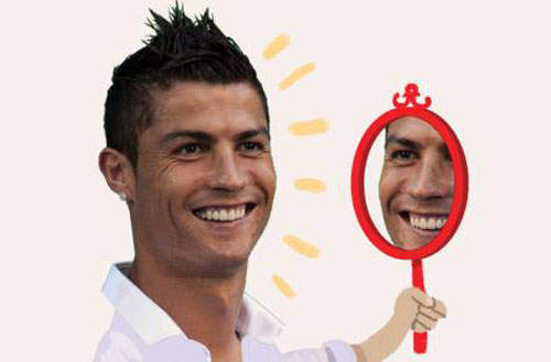 C羅: 你們說我壞話都是因為我長得帥(梳頭)