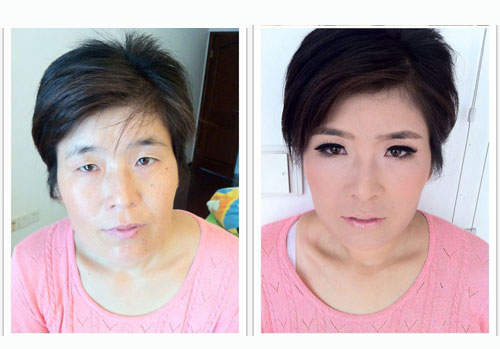 神奇化妝術  大嬸 我都認不出你來了!! 神奇化妝術  大嬸 我都認不出你來了!!