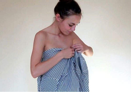 男人留下的大襯衫 變身女人的新洋裝