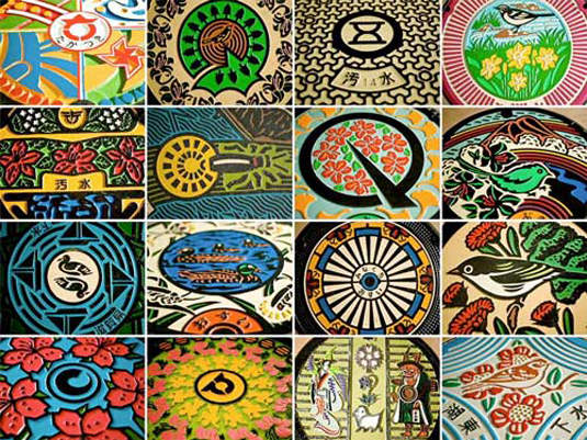 日本的美麗水溝蓋~嚇到英國人 日本的美麗水溝蓋~嚇到英國人