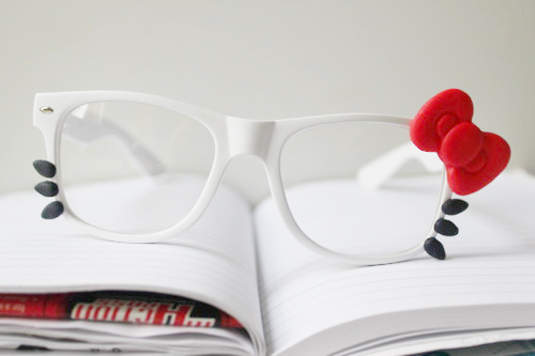 萌到爆表的我是貓貓眼鏡！喵～