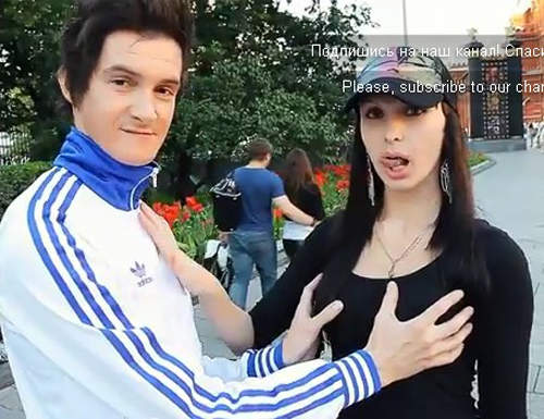 俄羅斯摸奶哥 摸千人奶幫俄國總理普丁加持!!!