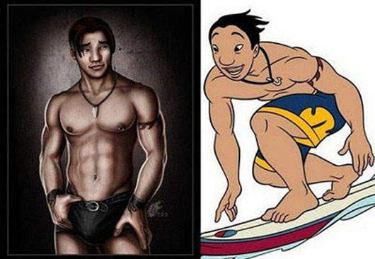 卡通人物長大?!大秀性感內褲 卡通人物長大?!大秀性感內褲