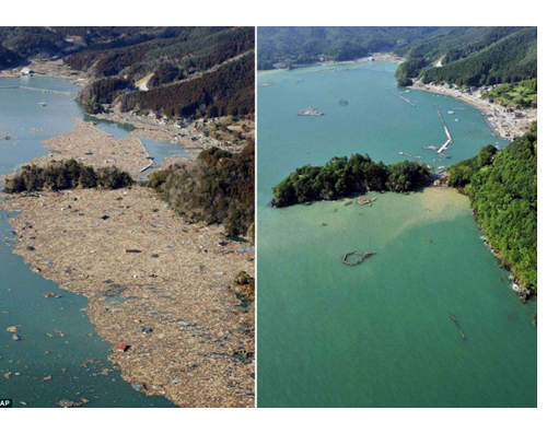 日本強震後災區重建的BEFORE AFTER 日本強震後災區重建的BEFORE AFTER