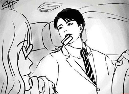 網路漫畫:女生覺得男生最帥的時候？！