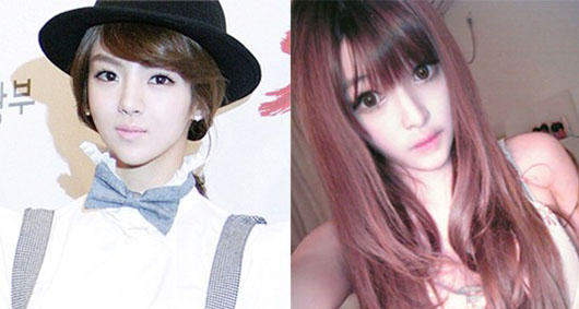 少女時代《孝淵》PK 吹氣公仔《王嘉韻》 誰好看？！