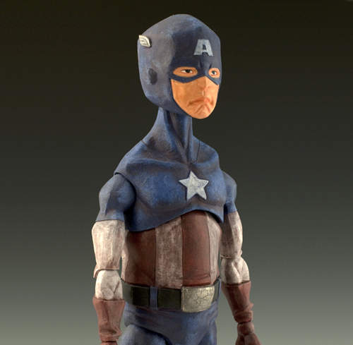 偏執的美國隊長 另類的超級英雄模型 偏執的美國隊長 另類的超級英雄模型