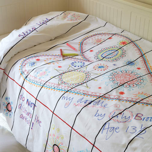 【塗鴉被套】讓你喜歡什麼自己畫,想到什麼自己筆記! 【塗鴉被套】讓你喜歡什麼自己畫,想到什麼自己筆記!