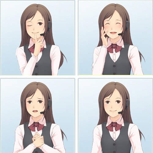 讓日本網友萌ぇ~♥的虛擬客服小姐 有問必答喔♥ 讓日本網友萌ぇ~♥的虛擬客服小姐 有問必答喔♥