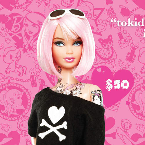 不良芭比?Barbie×tokidoki聯名款芭比身上滿滿是刺青! 不良芭比?Barbie×tokidoki聯名款芭比身上滿滿是刺青!
