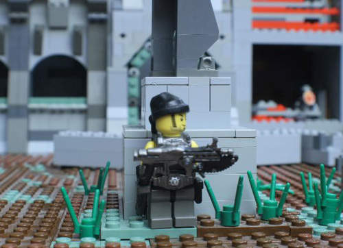 戰爭機器停格動畫版 就算三頭身照樣殺爆獸人！