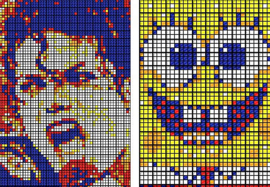 拼出世界名畫 魔術方塊也可以變藝術！