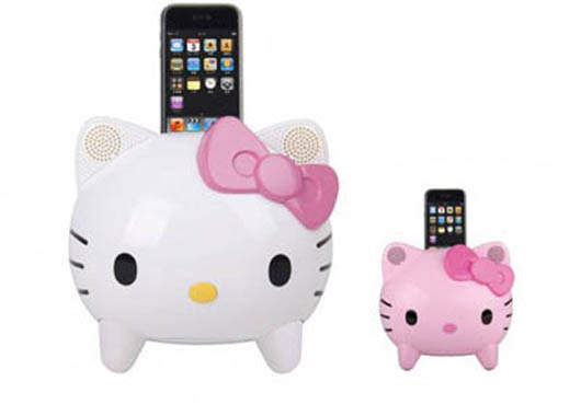 女友最愛：Hello Kitty造型iPhone揚聲器底座