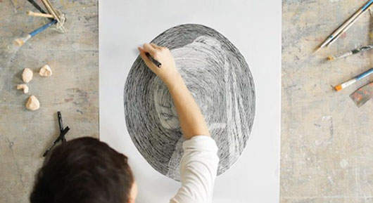 《螺旋插畫》轉轉轉～看得頭都暈了