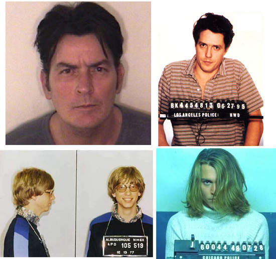 明星警局檔案照~還是很有型... 明星警局檔案照~還是很有型...