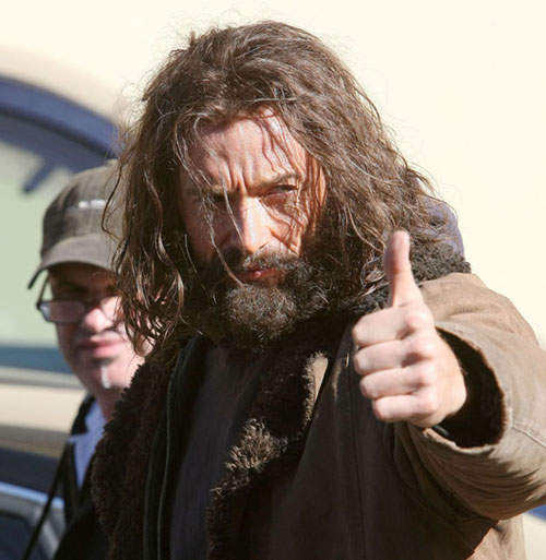 《金鋼狼2》片場曝光 流浪漢金鋼狼現身