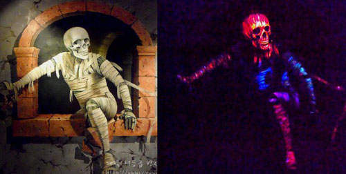 韓國《3D夜光展》~暗濛濛暗濛濛